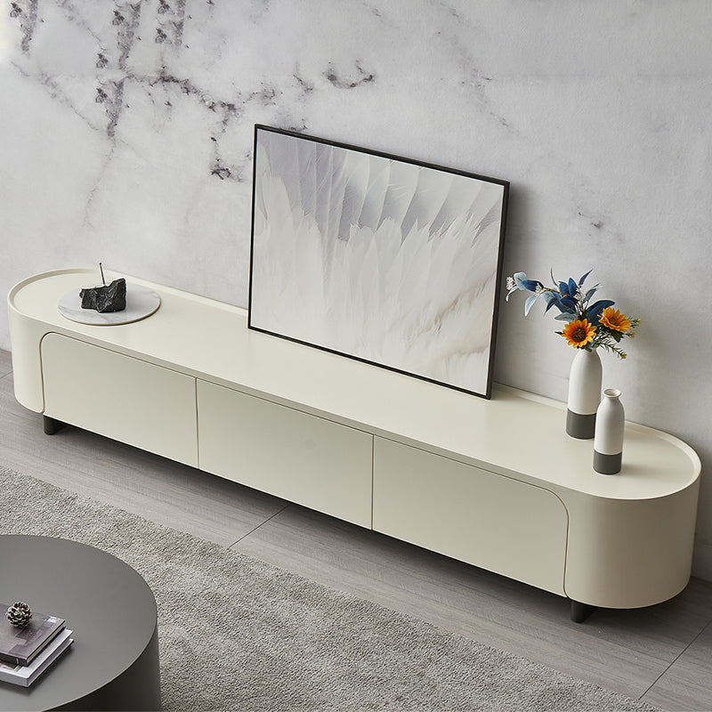 Stone TV Media Console Contemporary Media Console with 3 Drawers Clearhalo 'furn' 'furn_tv_stands_entertainment_centers' 'Furniture' 'Living Room Furniture' 'TV Stands & Entertainment Centers' 'TV Stands & Media Storage Furniture' 'tv_stands_entertainment_centers' 7181652