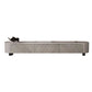 Stone TV Media Console Contemporary Media Console with 3 Drawers 87"L x 16"W x 16"H Grey Clearhalo 'furn' 'furn_tv_stands_entertainment_centers' 'Furniture' 'Living Room Furniture' 'TV Stands & Entertainment Centers' 'TV Stands & Media Storage Furniture' 'tv_stands_entertainment_centers' 7181660