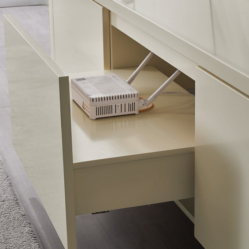 Stone TV Media Console Contemporary Media Console with 3 Drawers Clearhalo 'furn' 'furn_tv_stands_entertainment_centers' 'Furniture' 'Living Room Furniture' 'TV Stands & Entertainment Centers' 'TV Stands & Media Storage Furniture' 'tv_stands_entertainment_centers' 7181664