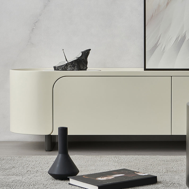 Stone TV Media Console Contemporary Media Console with 3 Drawers Clearhalo 'furn' 'furn_tv_stands_entertainment_centers' 'Furniture' 'Living Room Furniture' 'TV Stands & Entertainment Centers' 'TV Stands & Media Storage Furniture' 'tv_stands_entertainment_centers' 7181665