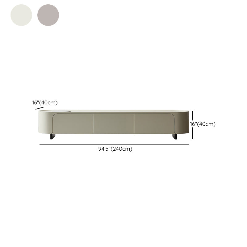 Stone TV Media Console Contemporary Media Console with 3 Drawers Clearhalo 'furn' 'furn_tv_stands_entertainment_centers' 'Furniture' 'Living Room Furniture' 'TV Stands & Entertainment Centers' 'TV Stands & Media Storage Furniture' 'tv_stands_entertainment_centers' 7181671