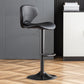 Swivel Adjustable Height Bar Stool Industrial Metal Patio Bar Stool with Cushion