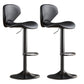 Swivel Adjustable Height Bar Stool Industrial Metal Patio Bar Stool with Cushion