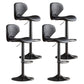Swivel Adjustable Height Bar Stool Industrial Metal Patio Bar Stool with Cushion