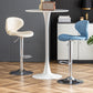 Swivel Adjustable Height Bar Stool Industrial Metal Patio Bar Stool with Cushion
