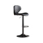 Swivel Adjustable Height Bar Stool Industrial Metal Patio Bar Stool with Cushion