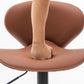 Swivel Adjustable Height Bar Stool Industrial Metal Patio Bar Stool with Cushion