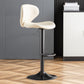 Swivel Adjustable Height Bar Stool Industrial Metal Patio Bar Stool with Cushion