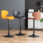 Swivel Adjustable Height Bar Stool Industrial Metal Patio Bar Stool with Cushion