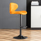 Swivel Adjustable Height Bar Stool Industrial Metal Patio Bar Stool with Cushion