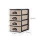 Vertical Filing Cabinet Plastic Drawers File Cabinet for Home and Office