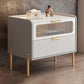 Comodini del letto glam del cabinetto del comodino in pietra con 2 cassetti