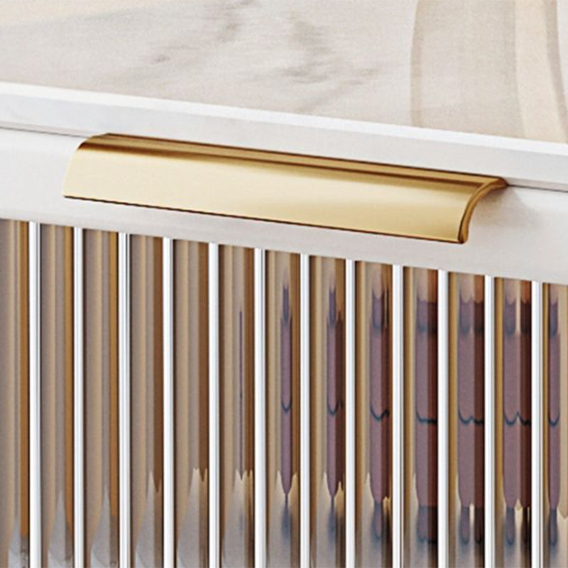 Comodini del letto glam del cabinetto del comodino in pietra con 2 cassetti