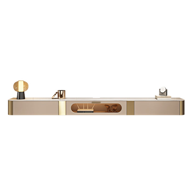 Glam TV Stand Console Stone Brown Media Console with Drawers Clearhalo 'furn' 'furn_tv_stands_entertainment_centers' 'Furniture' 'Living Room Furniture' 'TV Stands & Entertainment Centers' 'TV Stands & Media Storage Furniture' 'tv_stands_entertainment_centers' 7184666