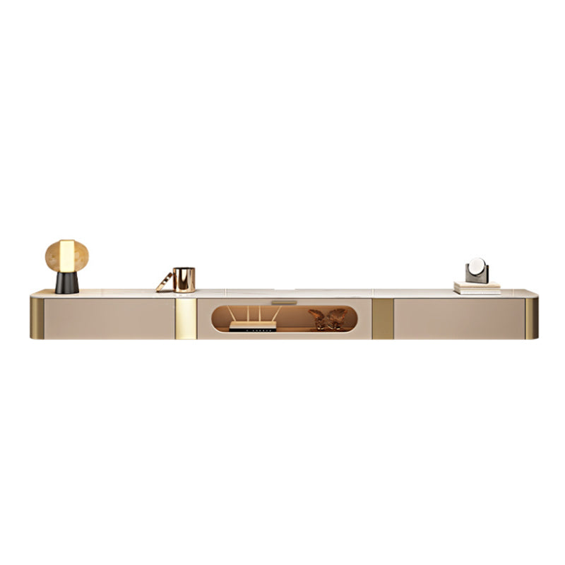 Glam TV Stand Console Stone Brown Media Console with Drawers Clearhalo 'furn' 'furn_tv_stands_entertainment_centers' 'Furniture' 'Living Room Furniture' 'TV Stands & Entertainment Centers' 'TV Stands & Media Storage Furniture' 'tv_stands_entertainment_centers' 7184670