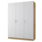 Contemporary Style Wardrobe Closet Wood Combination Armoire for Bedroom