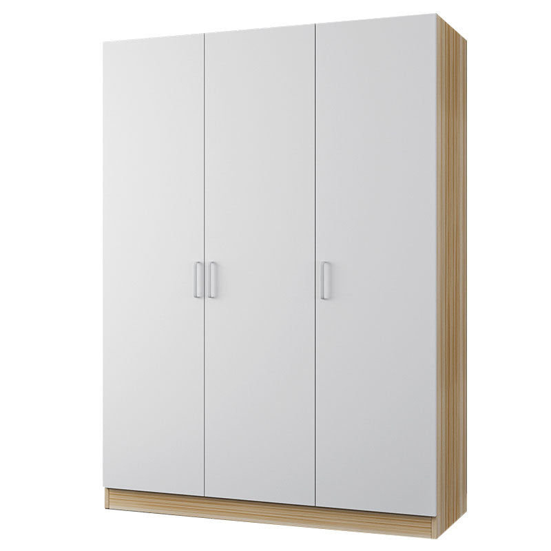Contemporary Style Wardrobe Closet Wood Combination Armoire for Bedroom