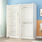 Contemporary Style Wardrobe Closet Wood Combination Armoire for Bedroom