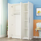 Contemporary Style Wardrobe Closet Wood Combination Armoire for Bedroom