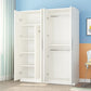 Contemporary Style Wardrobe Closet Wood Combination Armoire for Bedroom