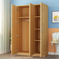 Contemporary Style Wardrobe Closet Wood Combination Armoire for Bedroom