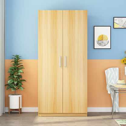 Contemporary Style Wardrobe Closet Wood Combination Armoire for Bedroom