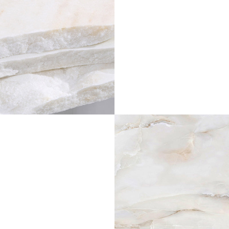 Glam Accent Table Marble Top Golden Sofa Console Table for Hall Clearhalo 'Console Tables' 'console_tables' 'Entry & Mudroom Furniture' 'furn' 'furn_console_tables' 'Furniture' 7185170