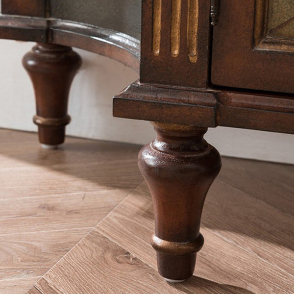 Tavolo da console in legno moderno di metà secolo per la sala di divano per sala