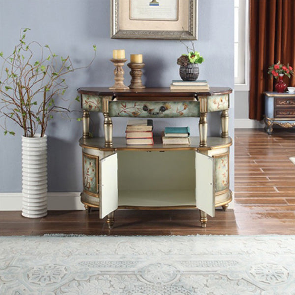 Tavolo da console in legno moderno di metà secolo per la sala di divano per sala