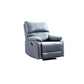 Manial-push terug standaard recliner faux lederen recliner stoel