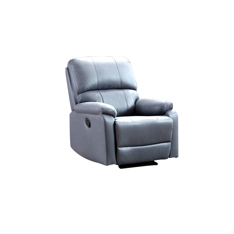 Manial-push terug standaard recliner faux lederen recliner stoel