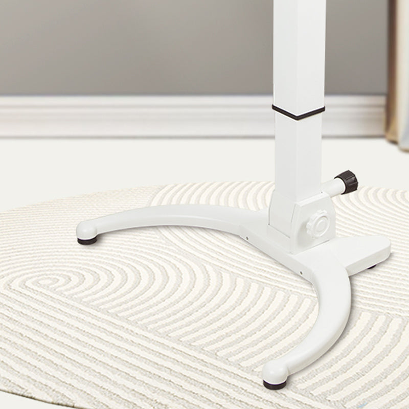 Modern Office Task Desk Freeform Shape Writing Desk with White Leg Clearhalo 'furn' 'furn_office_desk' 'Furniture' 'Office Desks' 'Office Furniture' 'office_desk' 7185456