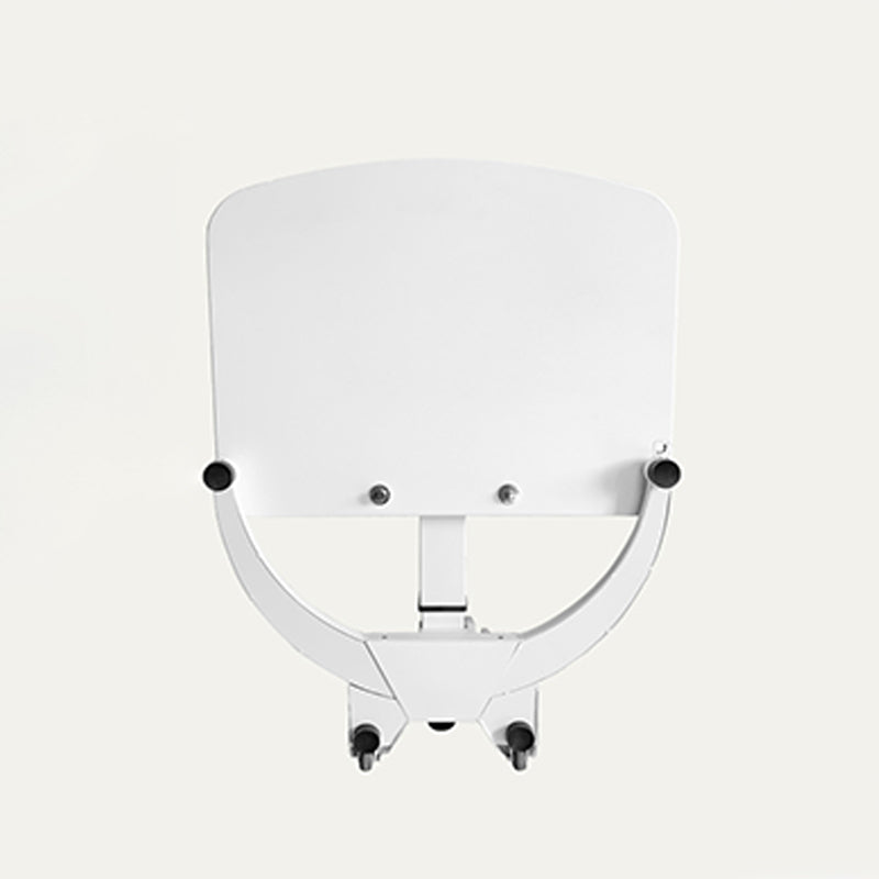 Modern Office Task Desk Freeform Shape Writing Desk with White Leg Clearhalo 'furn' 'furn_office_desk' 'Furniture' 'Office Desks' 'Office Furniture' 'office_desk' 7185457