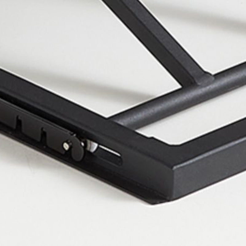 Tavolo da laptop pieghevole a forma di rettangolare Desk legno in legno in nero/bianco