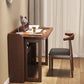 Contemporary Rubber Wood Writing Desk Folding Sled Base Office Desk 40.6"L x 22.4"W x 29.5"H Walnut Clearhalo 'furn' 'furn_office_desk' 'Furniture' 'Office Desks' 'Office Furniture' 'office_desk' 7185557