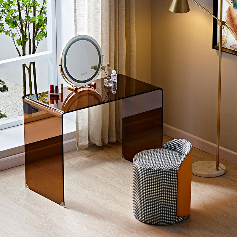 Contemporary Make-up Vanity Standing Glass Bedroom Makeup Vanity
