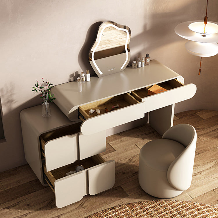 Vanity tavolo da tavolo da tavolo da 29,5 "in altezza contemporanea con cassetti