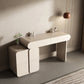 Vanity tavolo da tavolo da tavolo da 29,5 "in altezza contemporanea con cassetti