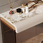 Scandinavian 30.7" Height Slate Top Table Makeup Vanity with Drawers