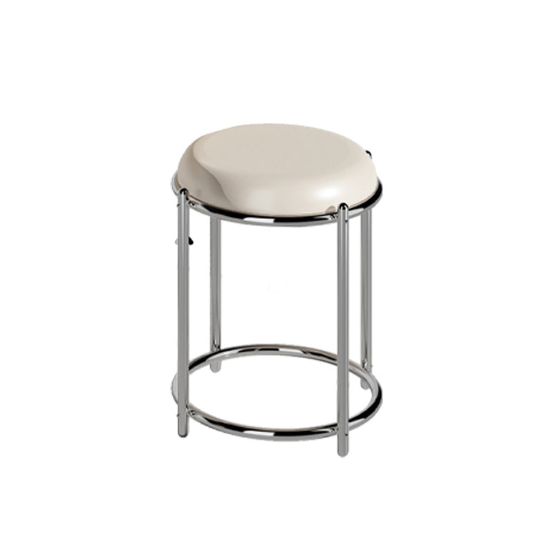 Vanity di trucco in legno massello scandinavo in stile glam bianco per camera da letto