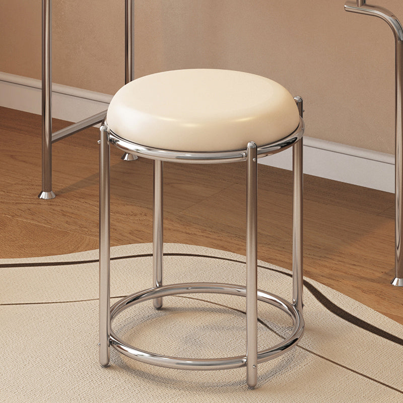 Vanity di trucco in legno massello scandinavo in stile glam bianco per camera da letto