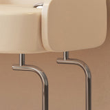 Scandinavische vaste houten make-up ijdelheid in witte glamoureuze stijl voor slaapkamer