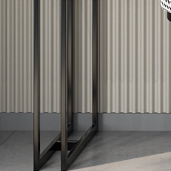 Scantina scandinava di vanità bianca in pietra a 5 cassetti da toeletta da toeletta