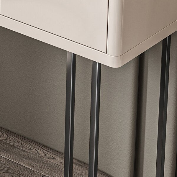 Contemporary Bedroom Makeup Vanity Desk Wood Vanity Dressing Table with Drawer