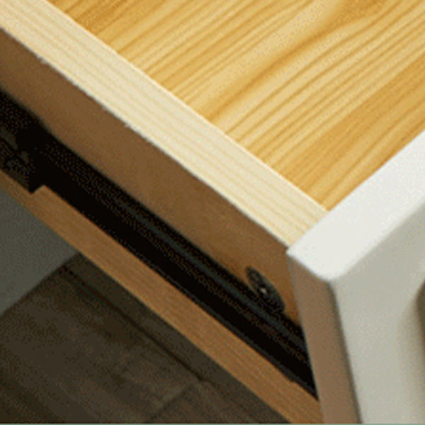 Sgabello da toeletta per trucco per vanità in legno massiccio vittoriano con specchio in bianco