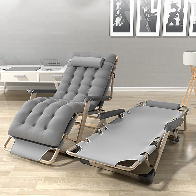 Modern & Contemporary Standard Recliner Metal Solid Color Indoor Recliner Chair Clearhalo 'Chairs & Seating' 'furn' 'furn_recliners' 'Furniture' 'Living Room Furniture' 'Recliners' 7186167