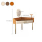 Mid-Century Modern Makeup Vanity Desk Dressing Table Stool Set with Drawer