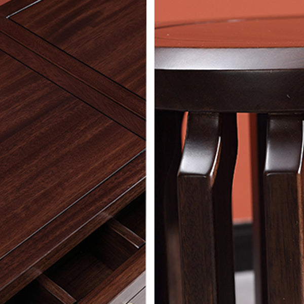 Tavolo da toeletta da toeletta in legno massiccio tradizionale tavolo da vanità per trucco a flip-top