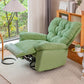 Metalen frame standaard recliner vaste kleur microrode remmers stoel met getufte rug