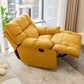 Modern Standard Recliner with Footrest and Tufted Back in Solid Color Clearhalo 'Chairs & Seating' 'furn' 'furn_recliners' 'Furniture' 'Living Room Furniture' 'Recliners' 7186499